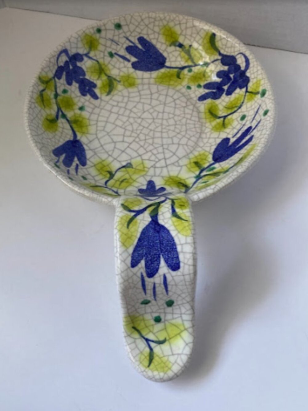 Floral Ceramic Spoon Rest